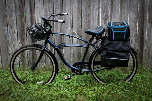 我的复古自行车和包图片下载