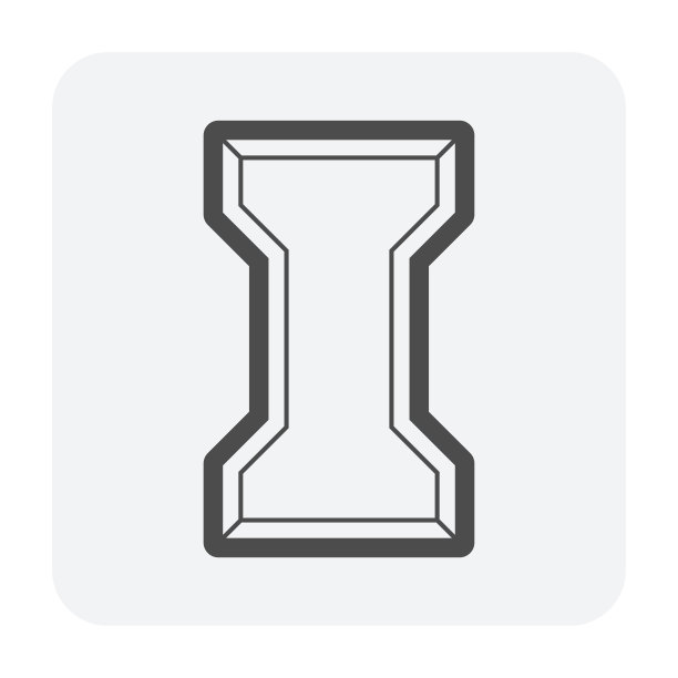 混凝土铺装块路面或砖面矢量图标设计。图片下载