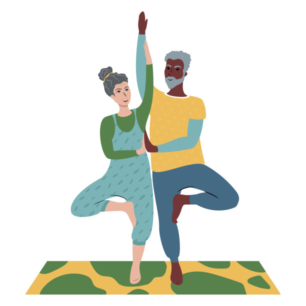 老夫妇站在树的姿势图片下载