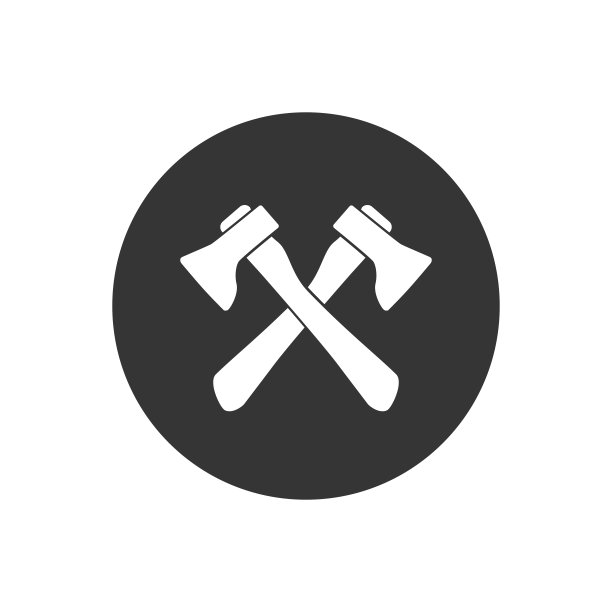 轴矢量白色图标在时尚的平面风格图片下载