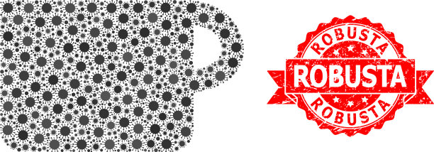 格朗格罗布斯塔密封和病毒马赛克杯图片下载