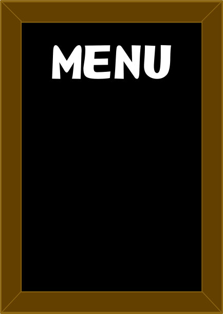 街道咖啡馆菜单木版文本模板图片下载