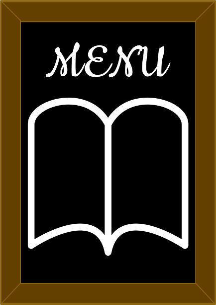 街道咖啡馆菜单木版文本模板图片下载