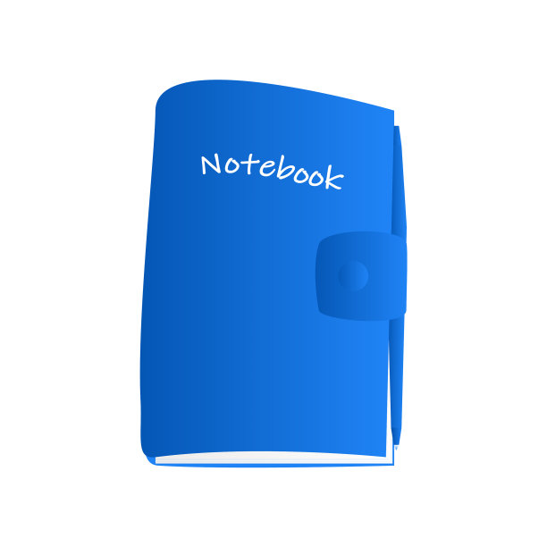 想象一个白色背景的笔记本图片下载