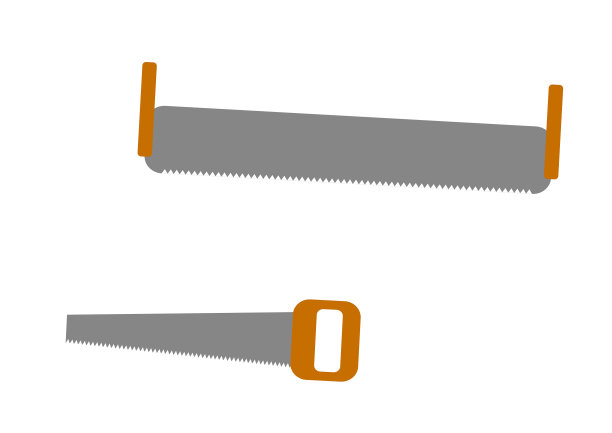 木材锯用于切割木材的木工工具图片下载