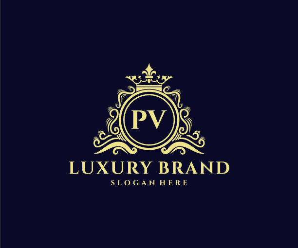 Pv首字母黄金书法女性图片下载