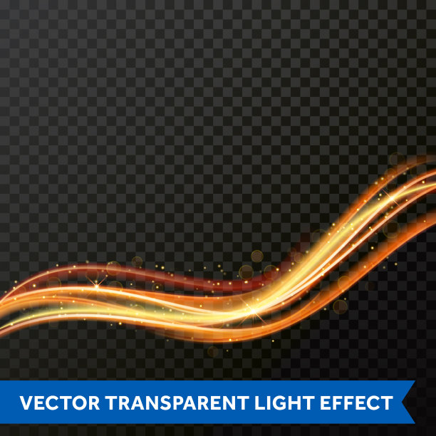 光线金色漩涡效果闪闪发光火图片下载