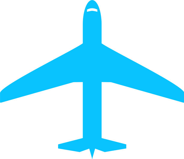 飞机图标平图片下载