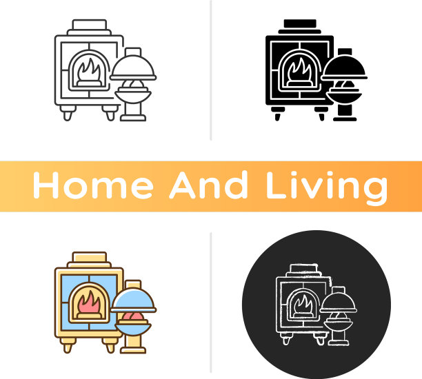 壁炉的图标图片下载