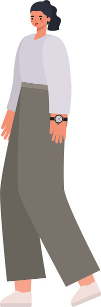 穿着卡其色裤子和白鞋的女人图片下载