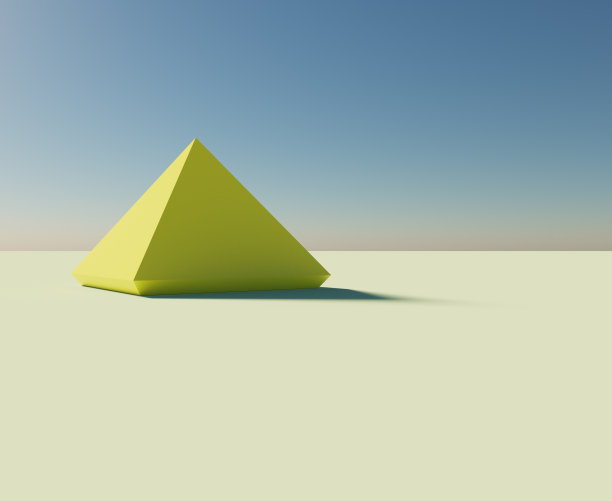 受埃及金字塔启发的插画图片下载