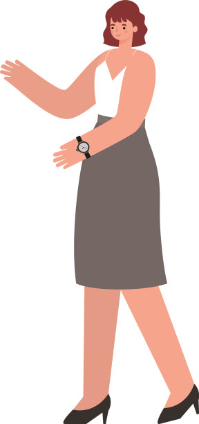 穿着卡其布裙子的女人图片下载