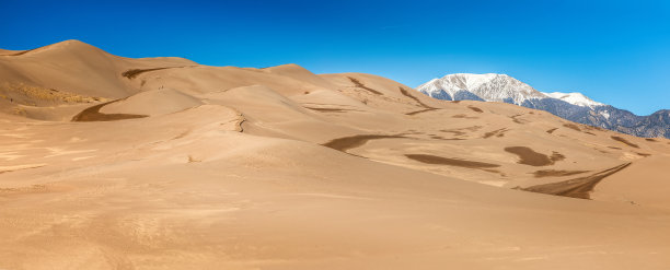 科罗拉多大沙丘国家公园全景图图片下载