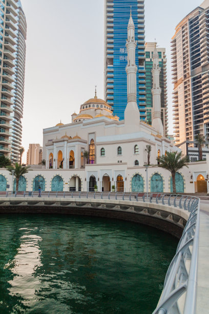 迪拜码头穆罕默德·本·艾哈迈德·阿穆拉清真寺图片下载