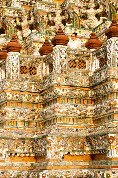 身着泰国传统服饰的妇女，这是非常古老的精英时尚图片下载