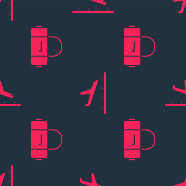 将手提箱和飞机的着陆设置为无缝模式图片下载