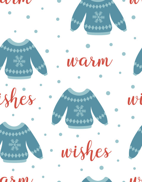 无缝图案与丑陋的毛衣图片下载
