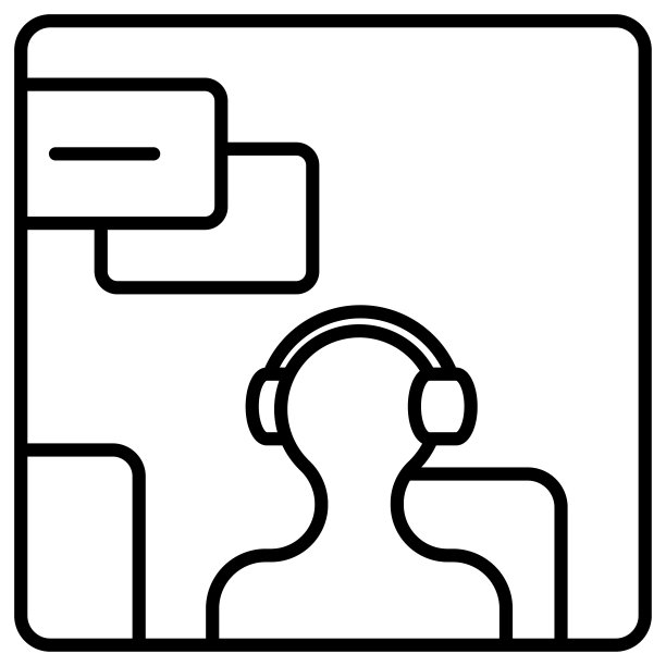 在线视频会议与语音气泡矢量图标隔离在一个白色背景。图片下载