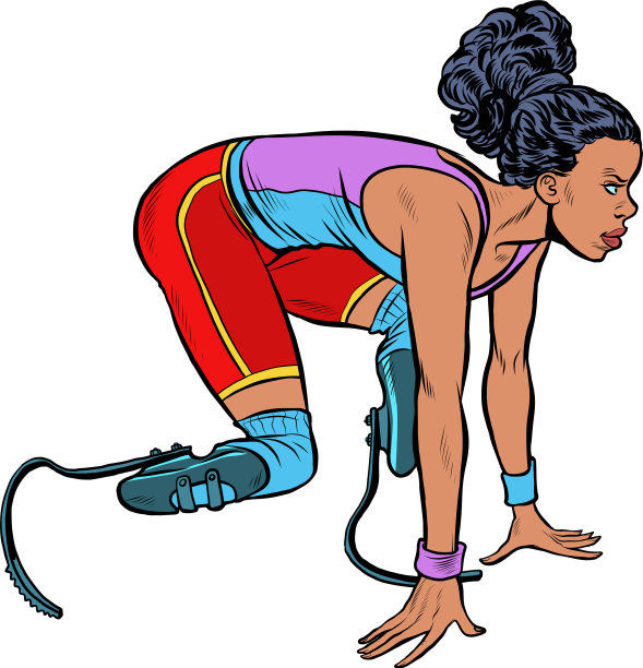 残疾的黑人妇女图片下载