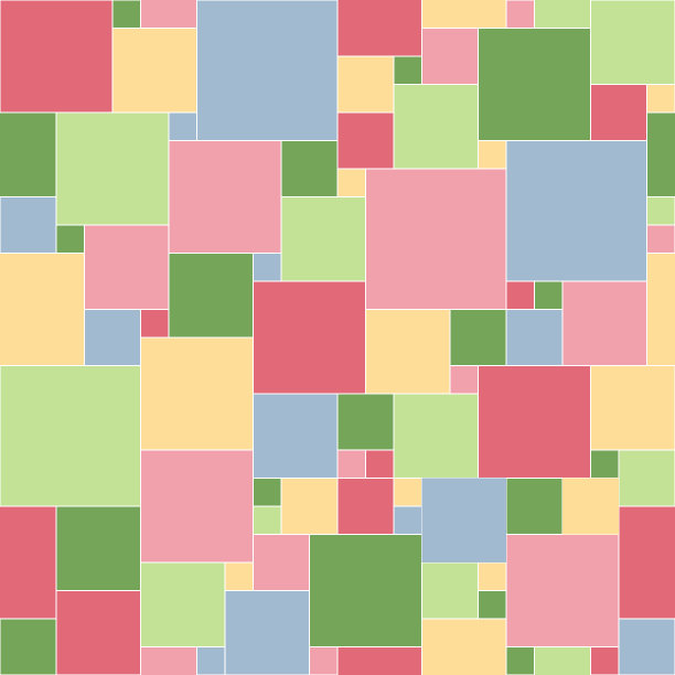 广场的形状。春天的颜色。向量无缝模式。简单的几何重复背景。样布。包装纸。现代时尚的纹理。纺织、家居装饰、布料的设计元素图片下载