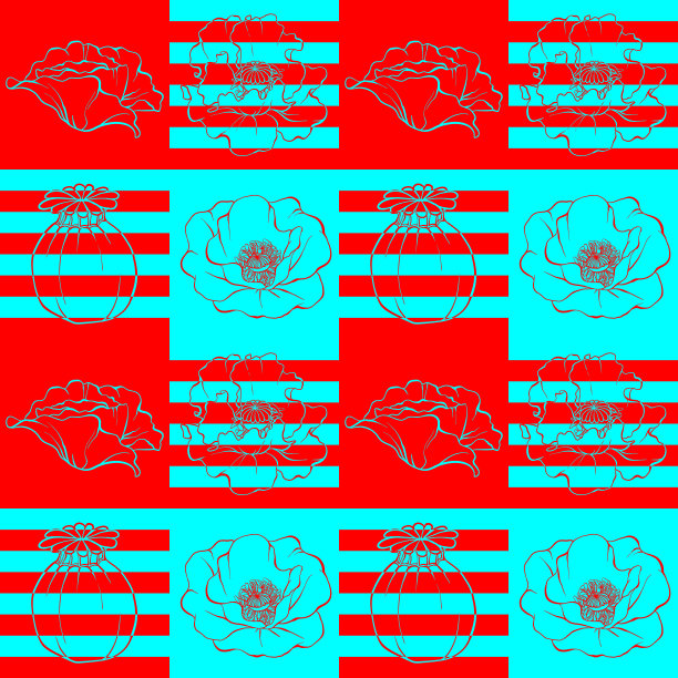 罂粟模式图片下载