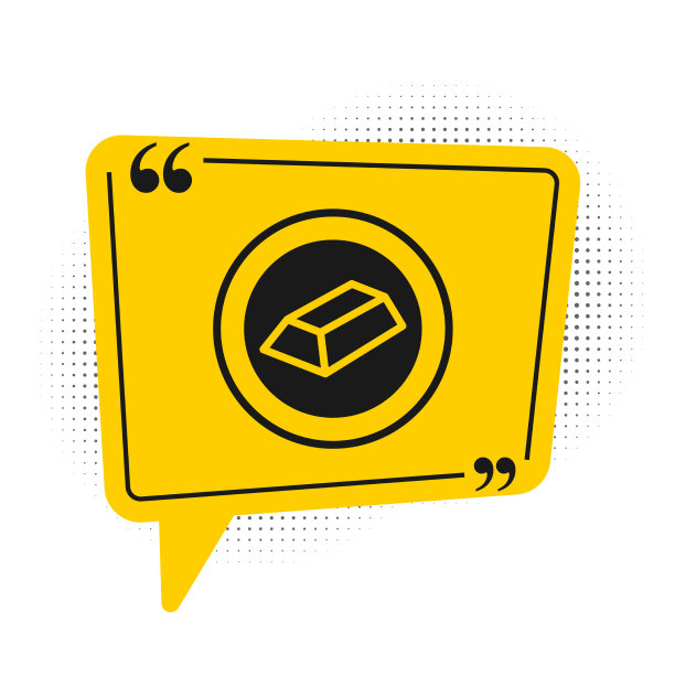 黑色金色条图标孤立在白色背景图片下载