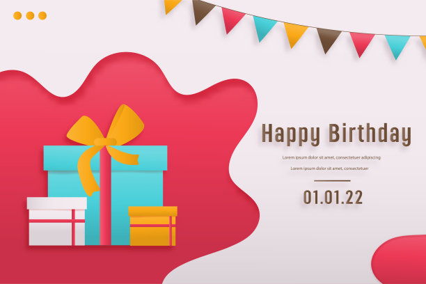 手工艺品风格的生日销售横幅。图片下载