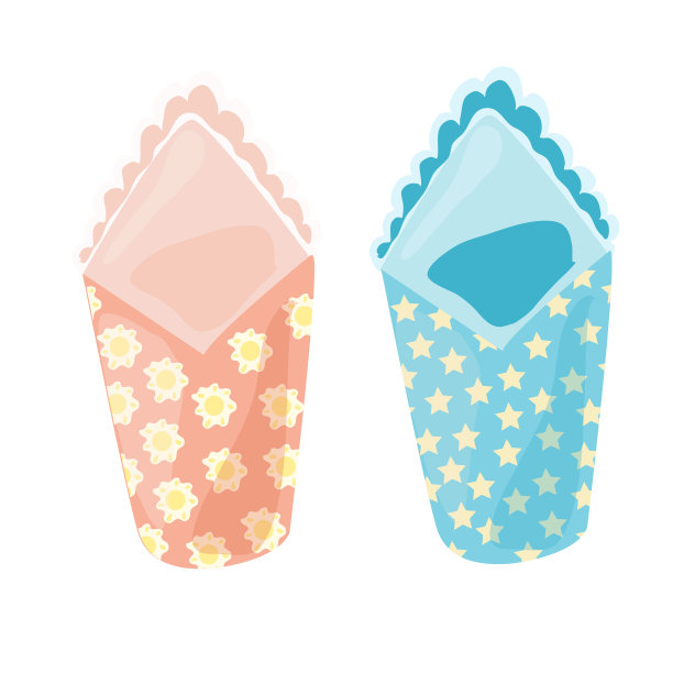 来自妇产医院的新生儿儿童睡袋图片下载