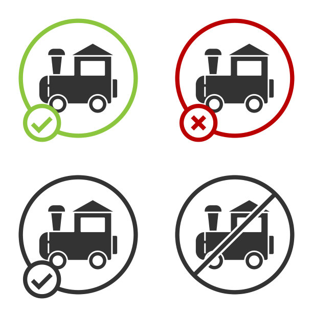 黑色玩具火车图标孤立在白色背景图片下载