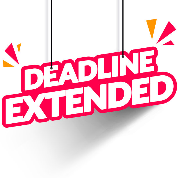 矢量插图现代悬挂标签与期限扩展文本。图片下载