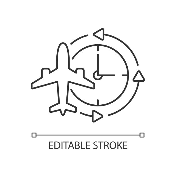 时差线性图标图片下载