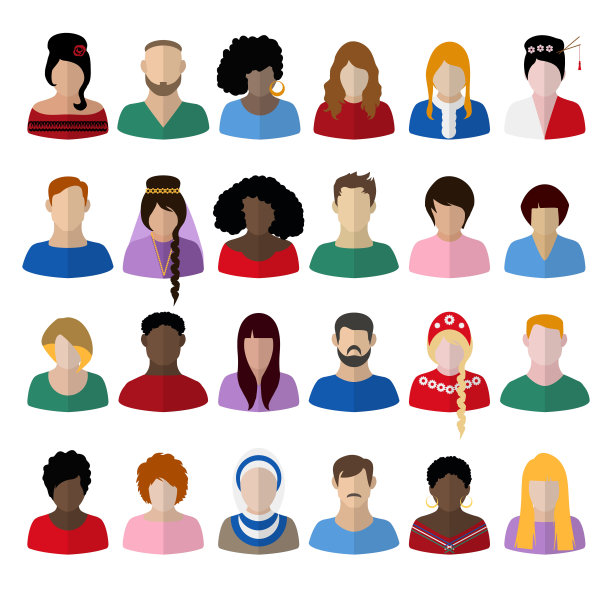 一群男人和女人图片下载