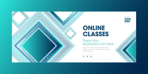 用于产品推广的社交媒体贴方横幅模板图片下载