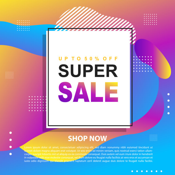 Flash促销横幅模板设计图片下载