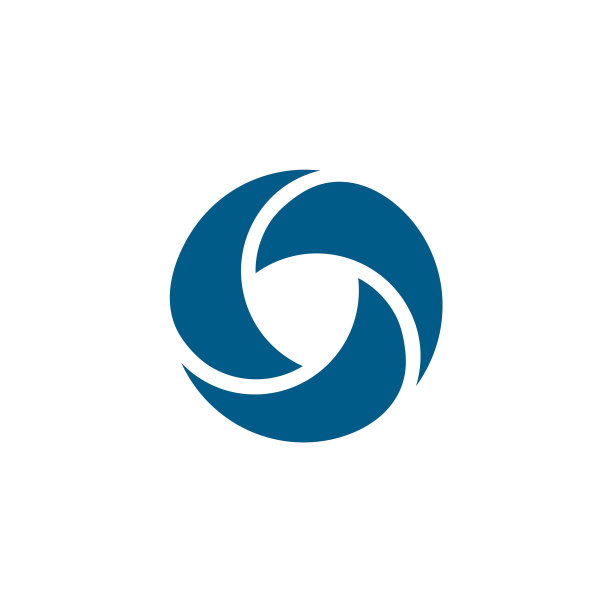 快门蓝色图标上的白色背景蓝色平图片下载