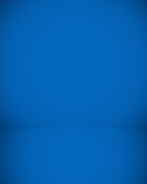 空的蓝色工作室房间背景灯内部图片下载