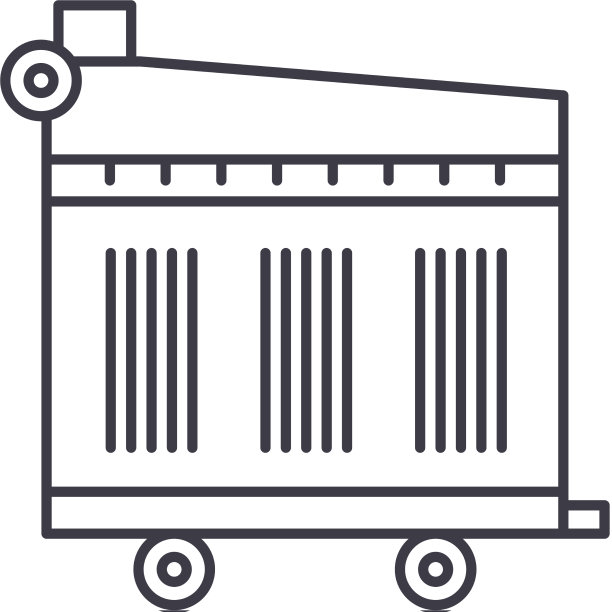 汽车散热器概念图标线性隔离图片下载