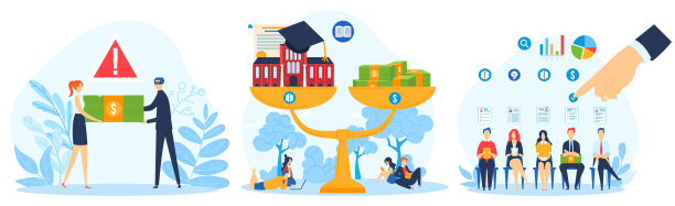 现金，金融操作的概念，交易，投资和现金周转，矢量插图。财务状况,美元。图片下载