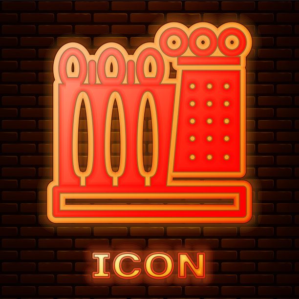 萨尔瓦多·达利博物馆的霓虹灯雕像图片下载