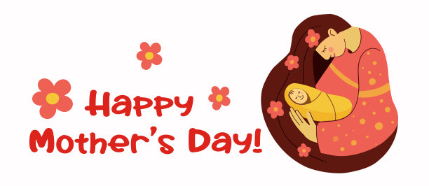 贺卡快乐母亲节庆祝载体图片下载