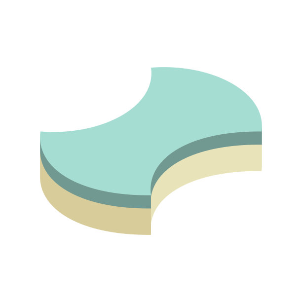 混凝土摊铺机块路面地面矢量图标设计。图片下载