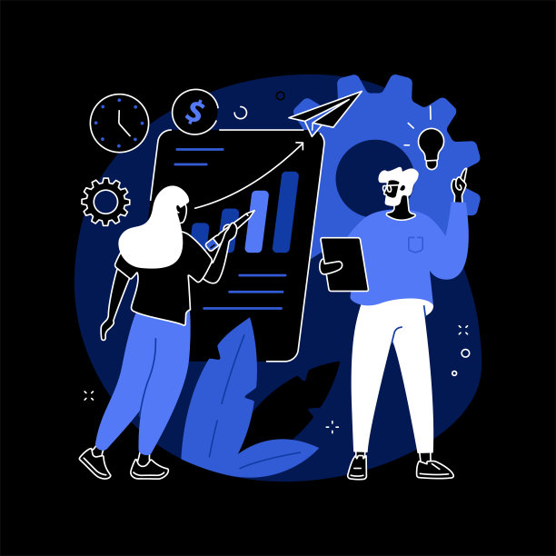 商业理念抽象概念矢量插图。图片下载