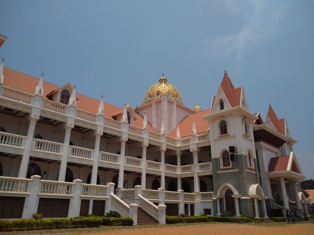 喀拉拉邦Thiruvananthapuram的Madre De Deus教堂(Vettukadu Church)天主教教堂图片下载