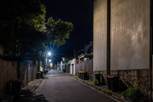 晚上小巷图片下载