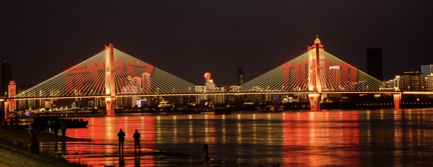 武汉的夜晚图片下载