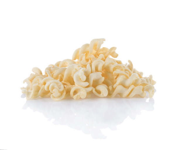 螺旋土豆零食孤立在白色背景图片下载