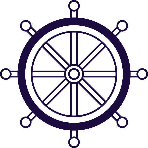 舵船线条样式图标图片下载