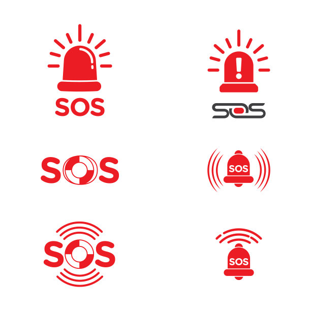SOS图标设计图片下载