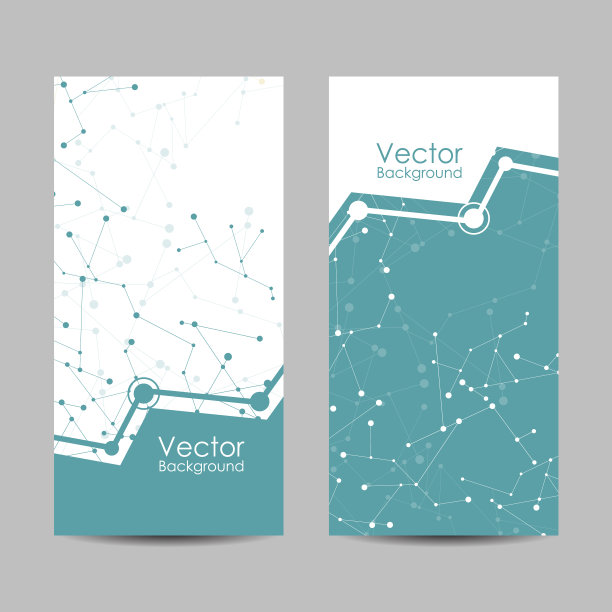 用连接的线和点设置横幅图片下载