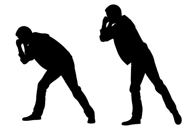 男人拉着重物图片下载